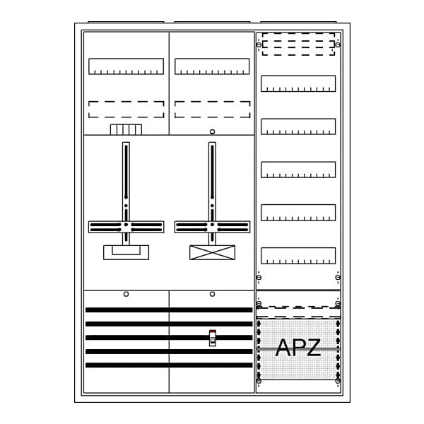 STRIEBEL & JOHN Komplettschrank AP3Pkt.A371Z1S1V5A2 DA37BC